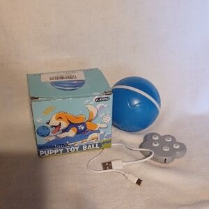 Interactive Dog Toy Ball - Blue, Rechargeable Remote Control Ball